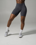 Pump Mid Rise Biker Short - Thunderstorm