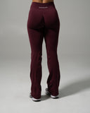 Pump Mid Rise Flared Pant - Merlot