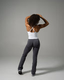 Pump Mid Rise Flared Pant - Thunderstorm