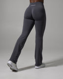 Pump Mid Rise Flared Pant Long - Thunderstorm