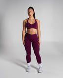 Pump High Rise Legging - Mulberry