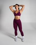 Pump High Rise Legging - Mulberry