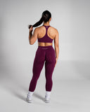 Pump High Rise Legging in Mulberry – women's legging in nylon and polyester fabric