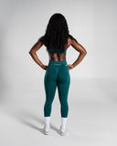 Pump Mid Rise Legging - Dark Teal