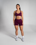 Pump High Rise Short - Mulberry