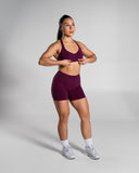 Pump High Rise Short - Mulberry
