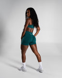 Pump Mid Rise Short - Dark Teal