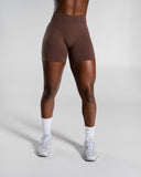 Pump Mid Rise Short in Cedar – women's shorts in nylon and polyester fabric
