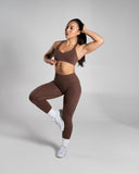 Pump High Rise Legging - Cedar