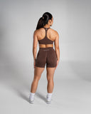 Pump High Rise Short - Cedar