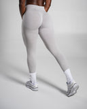 Pump Mid Rise Legging in LT Heather – women's mid-rise seamless compression legging