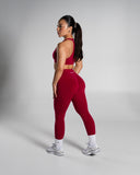 Pump High Rise Legging - Strawberry Jam
