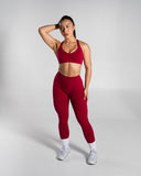 Pump High Rise Legging - Strawberry Jam