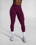 Pump Mid Rise Legging - Mulberry
