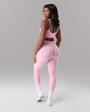 Pump Mid Rise Legging - Rose