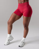 Pump Mid Rise Short - Scarlet