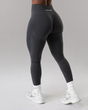 Pump High Rise Legging - Dark Heather Grey