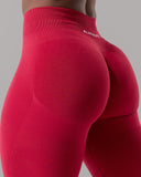 Pump Mid Rise Legging - Scarlet