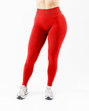 Revive High Rise Legging - Formula Red