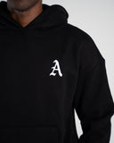 Staple Emblem Fleece Hoodie - Black
