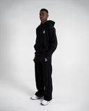 Staple Emblem Fleece Sweatpant - Black