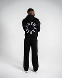 Staple Emblem Fleece Hoodie - Black
