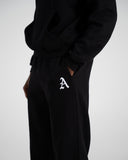 Staple Emblem Fleece Sweatpant - Black