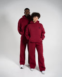 Staple Emblem Fleece Sweatpant - Cherry