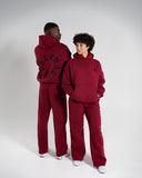 Staple Emblem Fleece Hoodie - Cherry