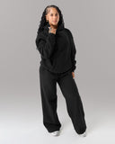 Staple Hoodie in Black – women's hoodie in cotton and polyester fabric, view 8