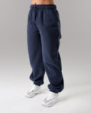 Staple Jogger in Anchor – unisex joggers in cotton and polyester fabric, view 8