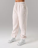 Staple Jogger in Wheat – unisex joggers in cotton and polyester fabric, view 8