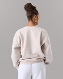 Staple Crewneck in Wheat – Alphalete unisex sweatshirt, view 9