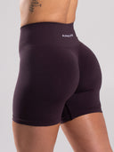 Pump High Rise Short - Black Garnet