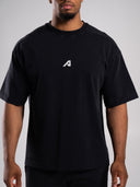 Stone Wash Alpha Tee - Black