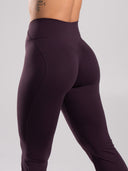 Aura Flared Pant - Black Garnet