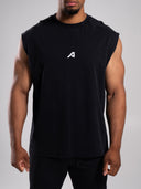Stone Wash Alpha Tank - Black