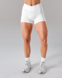 Wrap Mid Rise Short - White