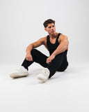 Zero Ribbed Tank 2pk - Black