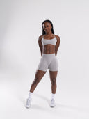 Pump Mid Rise Short - LT Heather
