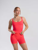 Softcurve Scoop Neck Tank - Neon Red