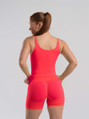 Softcurve Scoop Neck Tank - Neon Red