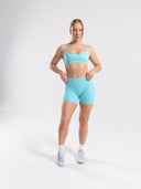 Amplify Minimal Bra - Aqua Blue