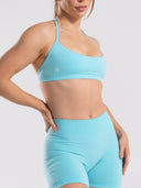 Amplify Minimal Bra - Aqua Blue