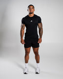 Base Tee in Black – men's t-shirt with breathable fabric