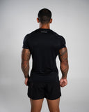 Base Tee in Black – men's t-shirt in polyester fabric