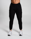 Tech Cargo Pant in Black – men's cargo pants in nylon fabric