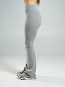 Aura Flared Pant Long - Nickel