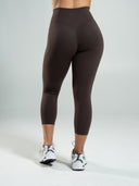 Aura Ultra-High Rise Capri - Walnut