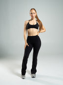 Aura Flared Pant Long - Black